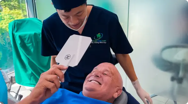 Dr. Huy at clinic